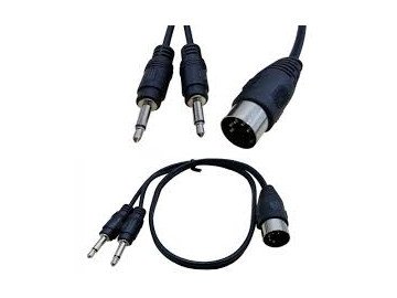 CABLE 5 DIN-2x3.5mm MONO 1.5m