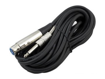CABLE CANON female Sock to 6.3mm Mono Jack 4m