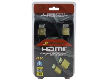 Кабел HDMI-HDMI flat 4K 1.5m