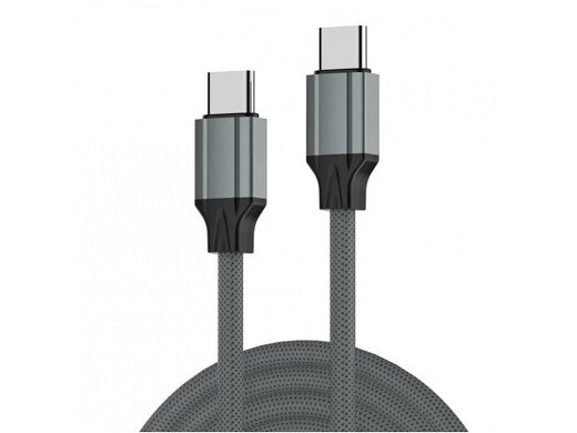Кабел LC442C 65W Fast Type-C към Type-C 2M Сив
