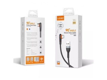 Кабел LS561 2.4A 90 градусов Fast USB към Type-C