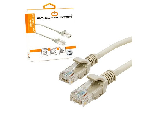 Кабел UTP CAT5 RJ45/RG45 30M в кутия
