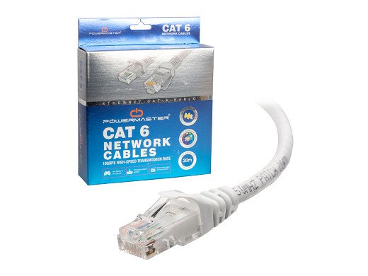Кабел RG45/RG45 20м  CAT6E в кутия