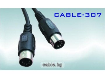 CABLE-307 5 DIN male- 5 DIN male 180' 5m