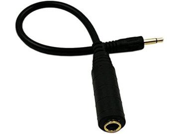 CABLE-419 3.5mm male-6.35mm fe MONO JACK