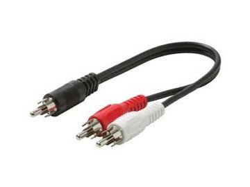 CABLE-459 1RCA-2RCA Male 0.4m