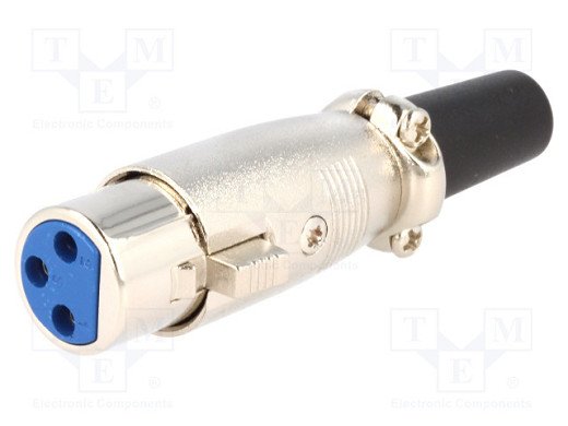 Букса CANON XLR-3G XLR-3F Female