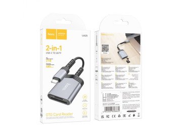 Четец за карти UA25 USB-C към SD/TF OTG до 2TB