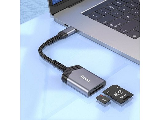 Четец за карти UA25 USB-C към SD/TF OTG до 2TB