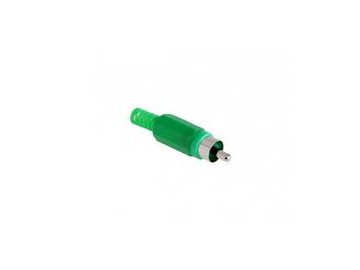 CC-005 Green RCA male plug