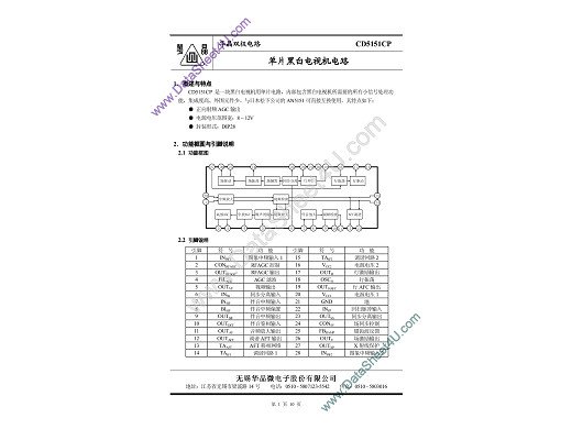 Интегрална схема  CD5151CP