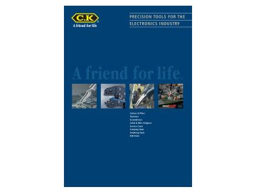 Клещи CK 3870HF 120mm SMD