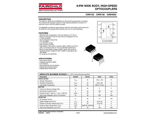 Интегрална схема  CNW136