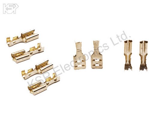 KON-F-63 Terminal: flat; female; W: 6.3mm; gold-plated; 1÷2.5mm2