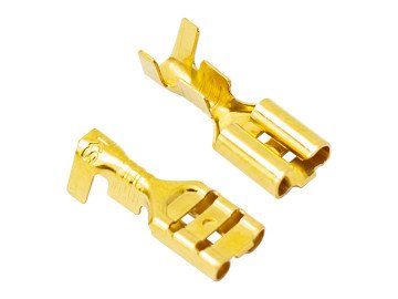 KON-F-63 Terminal: flat; female; W: 6.3mm; gold-plated; 1÷2.5mm2
