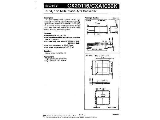 Интегрална схема  CX20115 SOP-16
