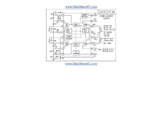 Интегрална схема  CXA1034