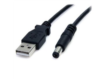 Cable Dc 5.5X2.5mm male to USB AM