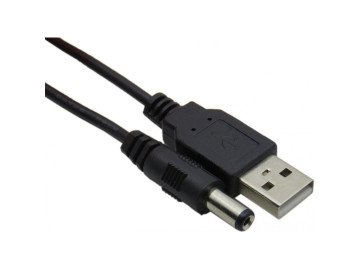 Cable Dc male power USB AM TO 5.5X2.1mm