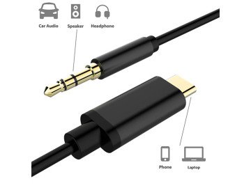 Cable Type C TO 3.5mm str AUX 19288