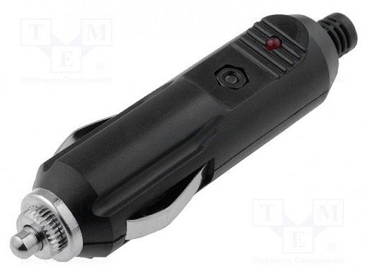 Букса Car Lighter Plug + LED
