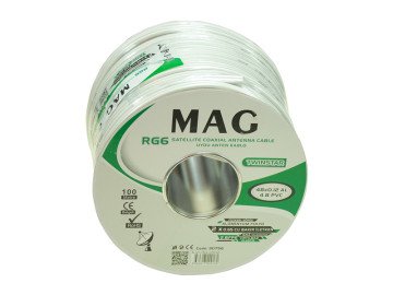 Coaxial Cable RG6 48x0.12 AL 4.8PVC 1m