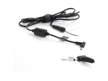 DC Cable For Laptop Adapter  2.5x0.6mm