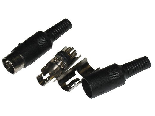 Конектор  DIN щепсел  мъжки PIN: 5- 180°