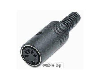DC-007 SOCKET 5 DIN  Female