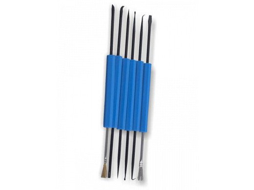 Комплект 6 бр. почистващи инструменти необходими при запояване и разпояване