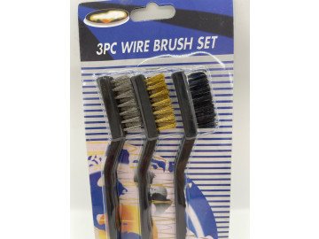 Четка от неръждаема стомана+мамесингови+найлонови влакна четка 3 бр./pcs
