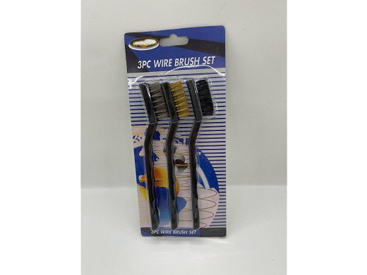 Четка от неръждаема стомана+мамесингови+найлонови влакна четка 3 бр./pcs