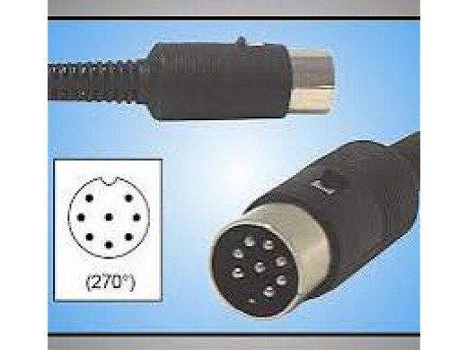 Букса 8p DIN PLUG dnc-008