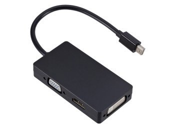 DisplayPort към HDMI DVI VGA адаптер