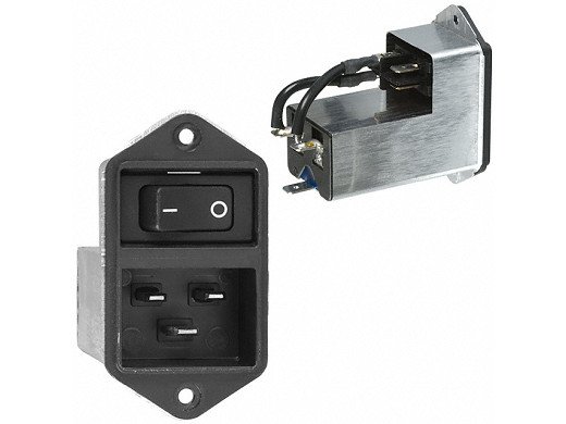 Конектор: захранващ AC мъжки EC12.2101.001