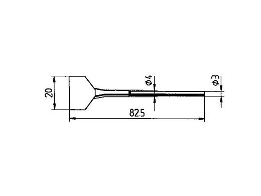 Човка за поялник ER-422FD6