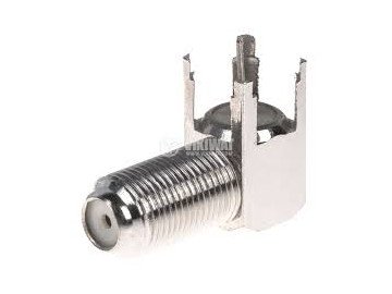 F CONNECTOR PCB type 90°