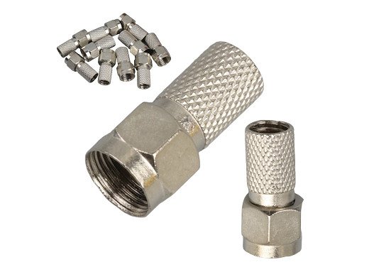 Букса F CONNECTOR женски RG6-U6 22mm