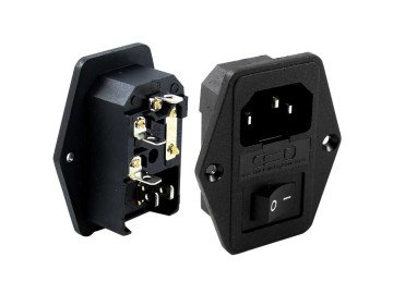 F256A 3P AC POWER MALE IC-214 WITH SWITCH