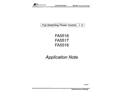 Интегр.схема FA5518 SO-8