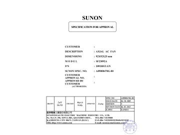 Вентилатор SF23092A 2092HST.GN