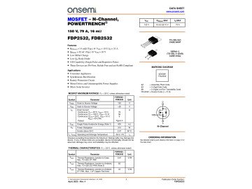 FDB2532 D2 PAK TO-263