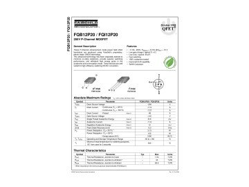 FQI12P20 TO-D2PAK