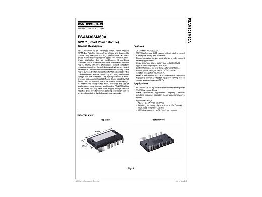 Интегрална схема FSAM30SM60A