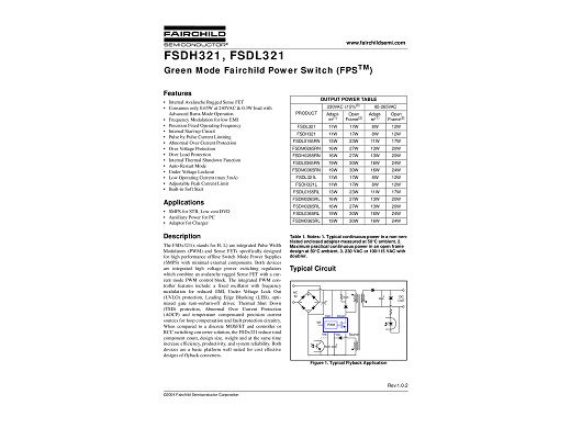 Интегрална схема  FSDH321 DIP8