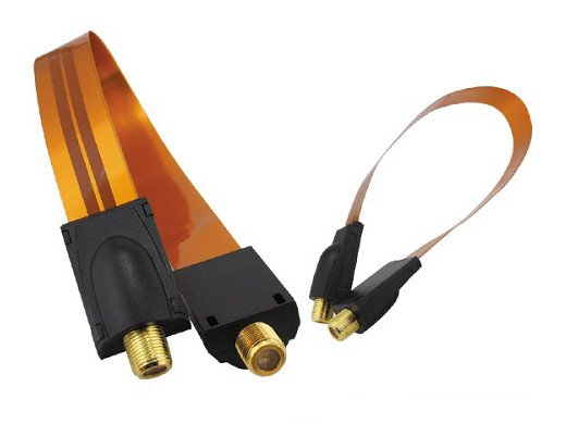 кабел Flat Window Cable USC-025F (F-f to F-f, 0.25m)