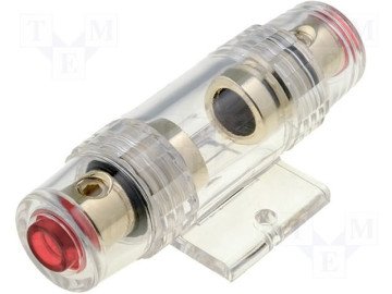Glass Fuse holder 60А AUTO AGU-3801-01S