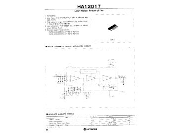 Интегрална схема  HA12017