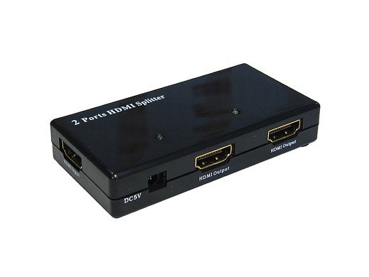 Кабел HDMI Splitter 2 port 1 Device to 2 TVs Powered Amplified