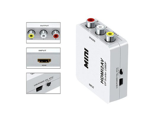 HDMI To RCA Mini Converter